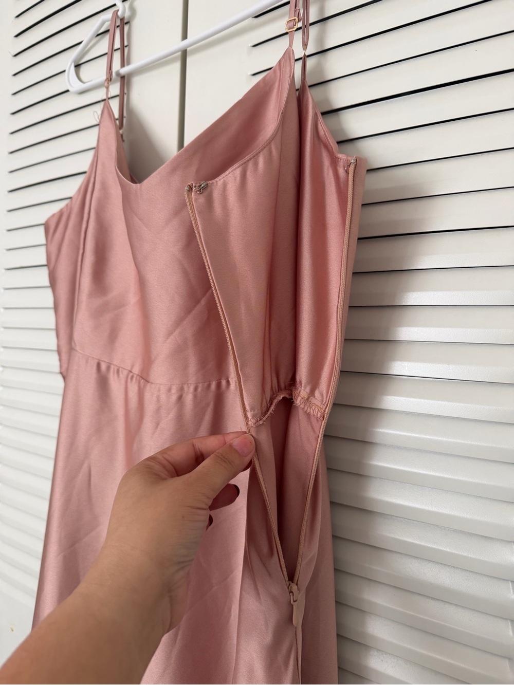 Show Me Your Mumu Women's Satin Maxi Dress - Dusty Rose - Picture 2 of 4